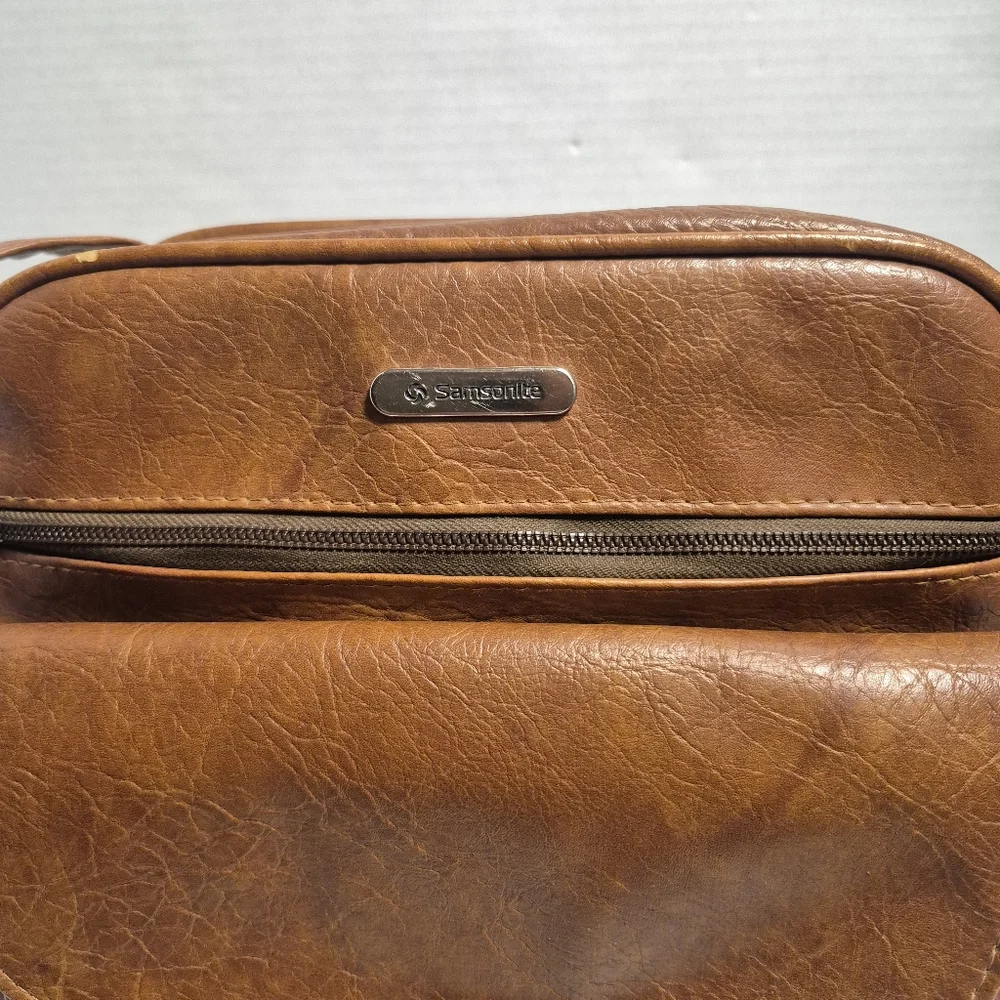 SAMSONITE Sonora II Vintage Travel Bag Vinyl Carry On Personal Item Shoulder Bag